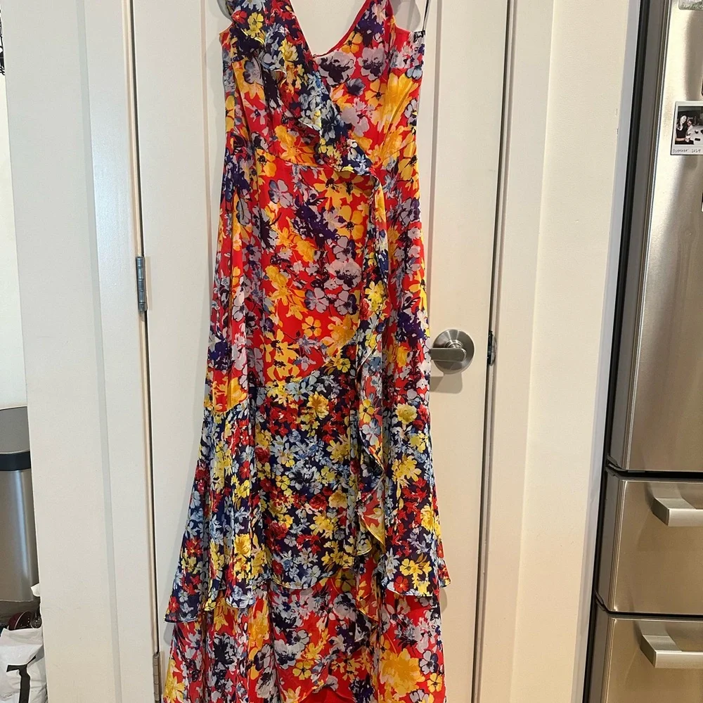 Lulus Floral Chiffon Maxi Dress - Picture 3 of 6